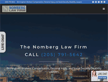 Tablet Screenshot of nomberglaw.com